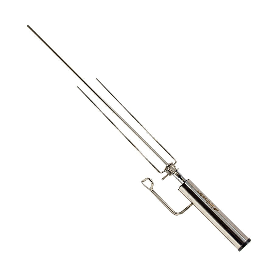 EspetoSul 62cm Premium Portable BBQ Rotisserie Kit - Cordless Motorised Handle