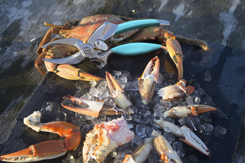 Toadfish Outfitters Stainless Steel Crab Cutter Tool - Evenly Cuts Crab Claws