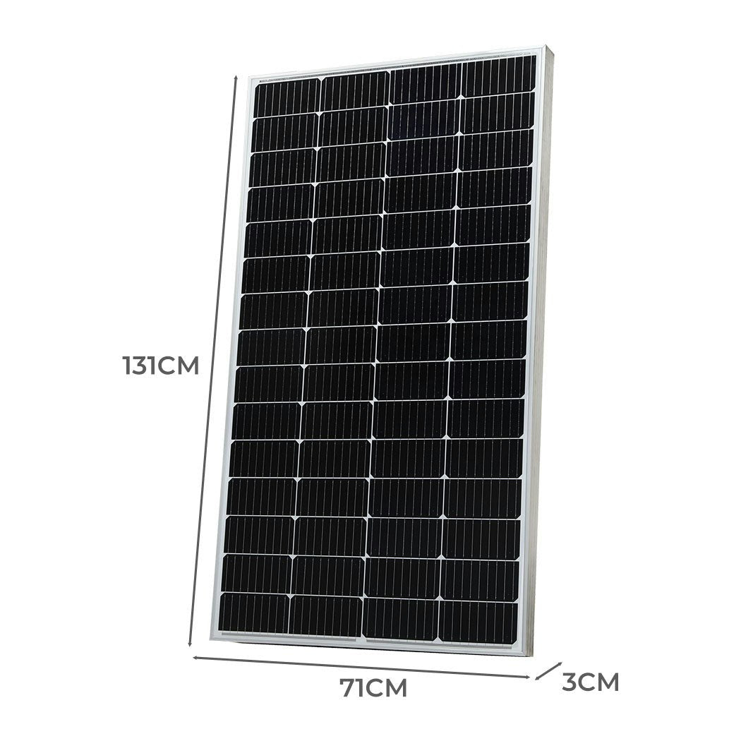 Traderight Group 12V 350W Solar Panel Kit Mono Caravan Camping Power Controller Charging USB Home