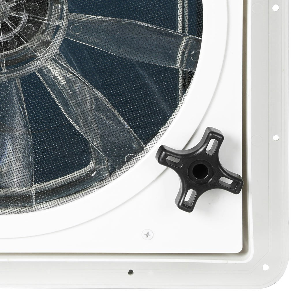 Manan Caravan Air Vent 12V Shower Kithcen Roof Hatch with Fan All Weather Use
