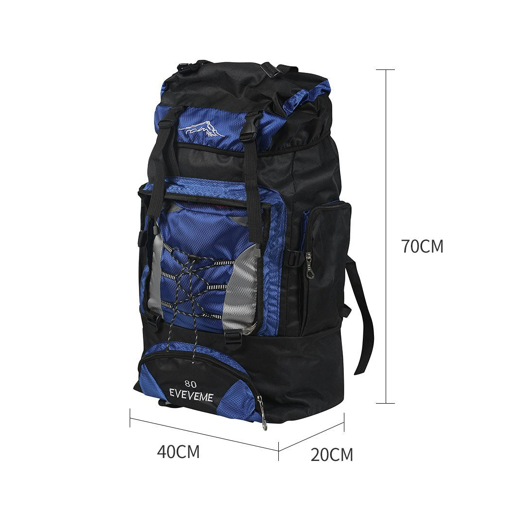 Traderight Group Military Backpack Tactical Hiking Camping Bag Rucksack Outdoor Trekking 80L