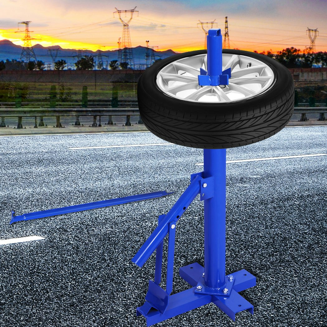 Traderight Group Manan Tyre Changer Tire Changer Motorcycle Vehicle Bead Breaker Manual Tool Blue