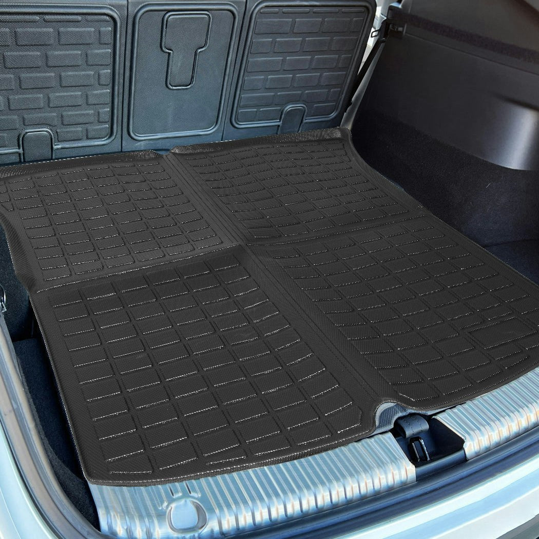 Manan Tesla Model Y Mat Rear Trunk Liner 3D Car Carpets Anti-Slip 2020-2022