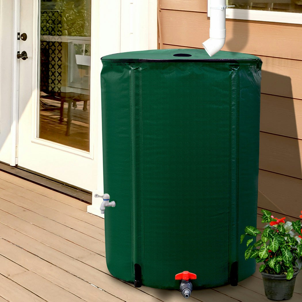 Traderight Group Water Rain Storage Tank Collapsible Portable Camping Caravan Hydroponic 250L