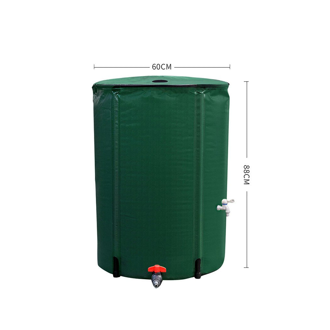 Traderight Group Water Rain Storage Tank Collapsible Portable Camping Caravan Hydroponic 250L