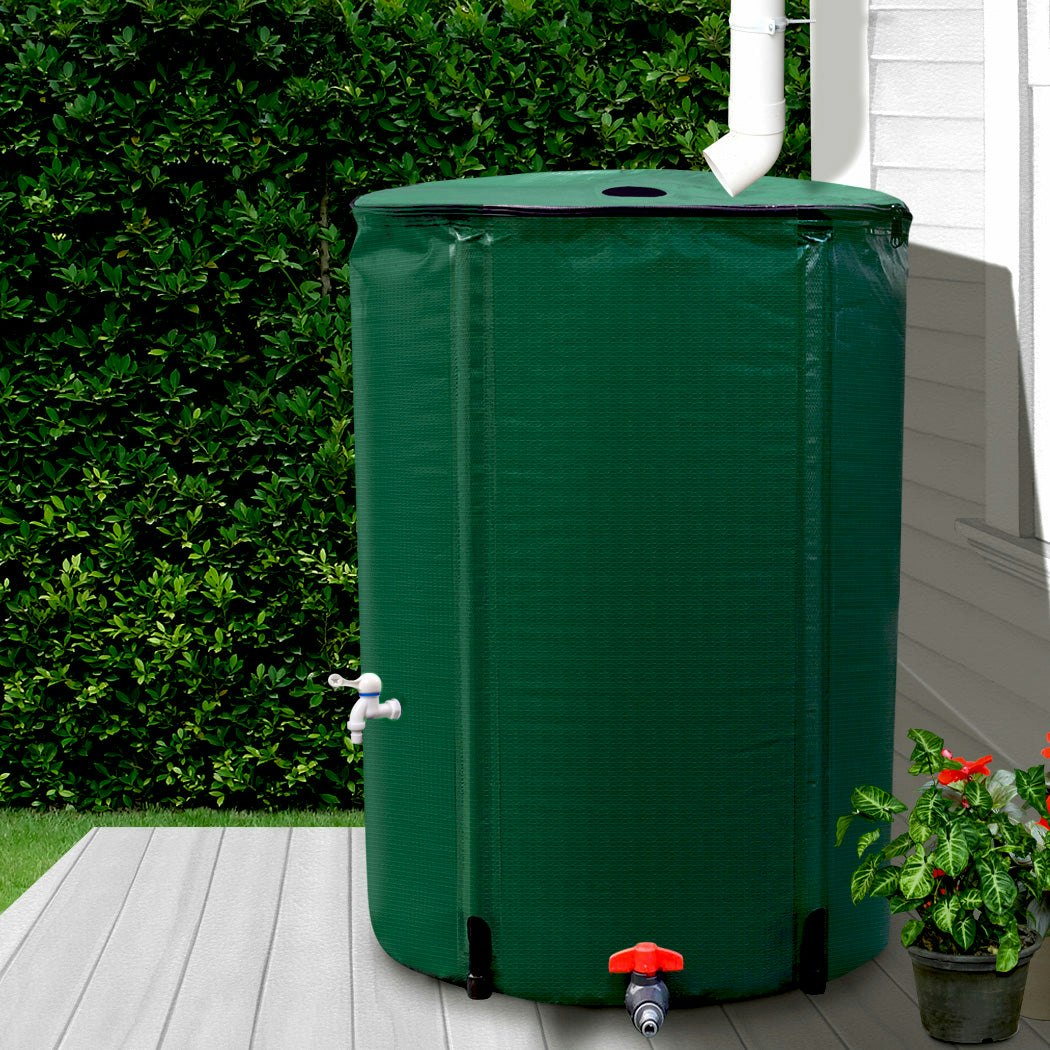 Traderight Group Water Rain Storage Tank Collapsible Portable Camping Caravan Hydroponic 250L