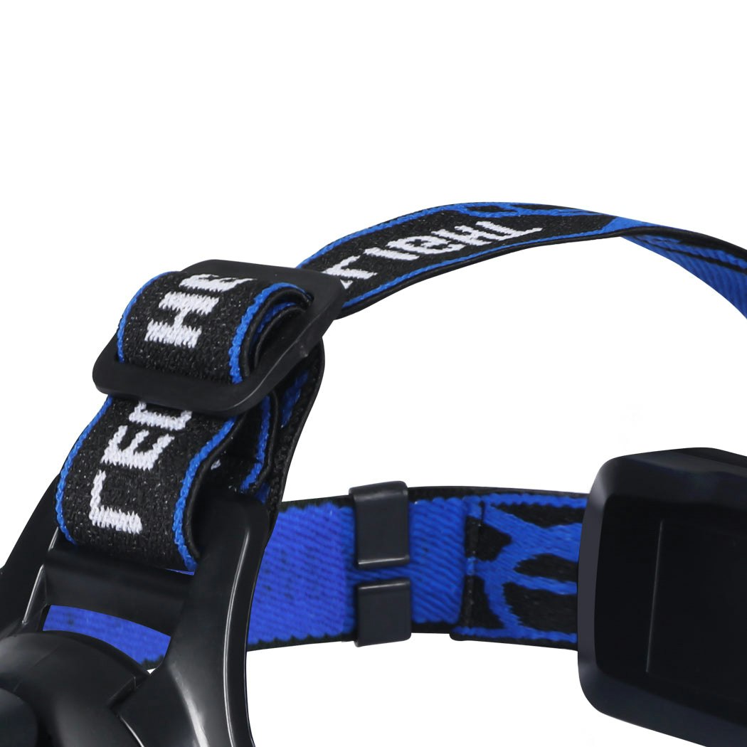Traderight Group LED Outdoor Headlamp Camping Headlight Flashlight Head Torch Light Rechargeable