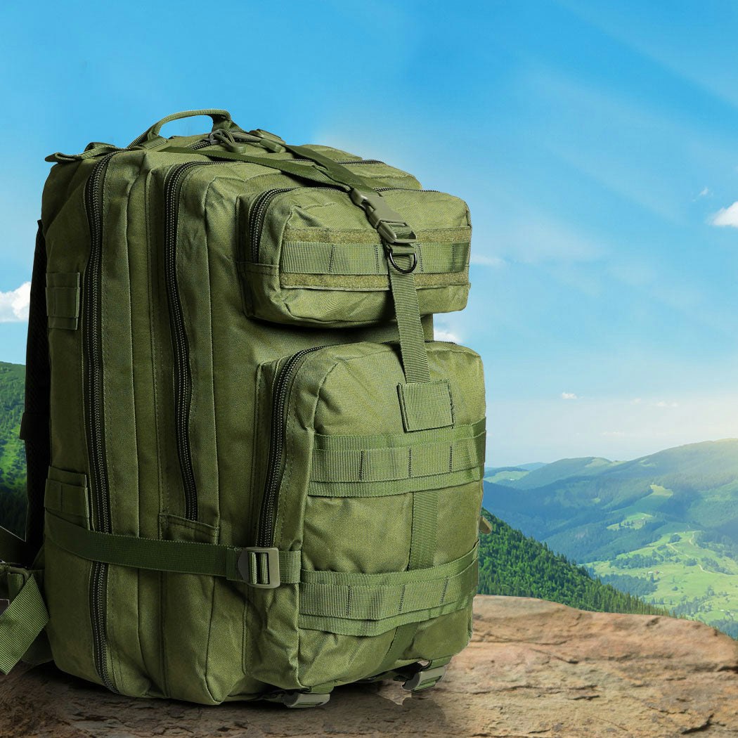 Slimbridge Military Tactical Backpack Hiking Camping Rucksack Outdoor Army