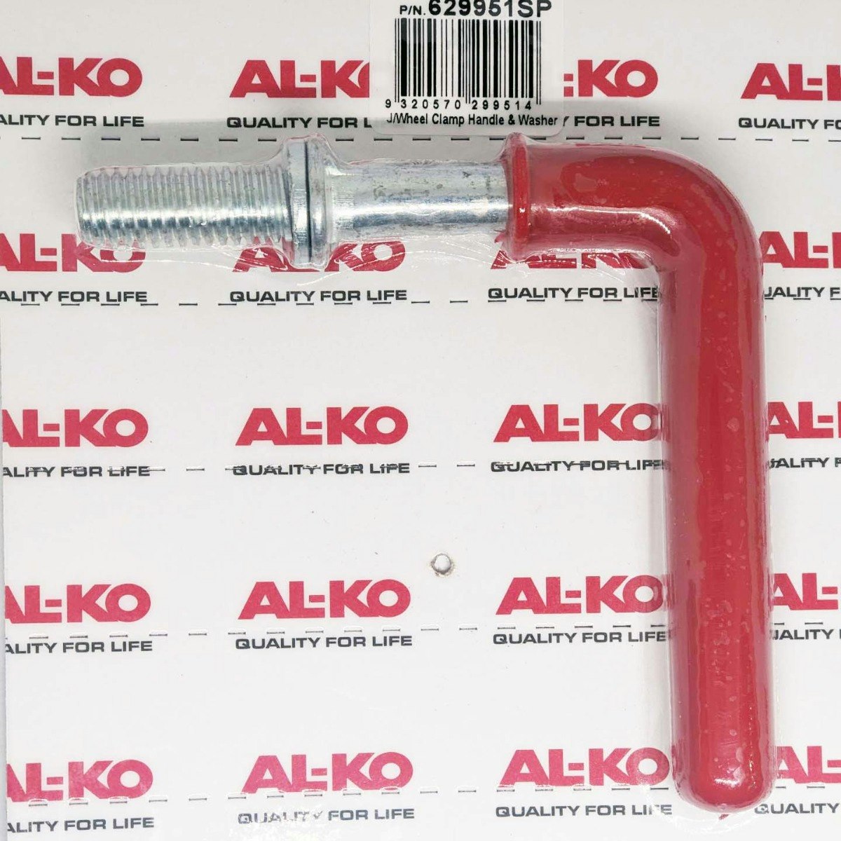 ALKO JRCH Jockey Wheel Clamp Handle & Wash Including Washer With Plastic Grip