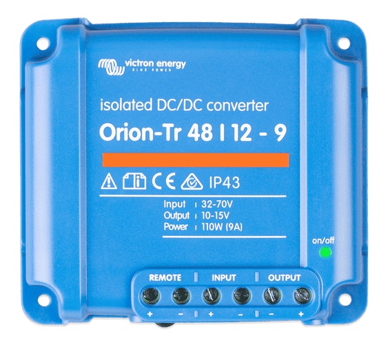 Victron 48V to 12V Orion-Tr 48/12-9A Isolated DC-DC Converter