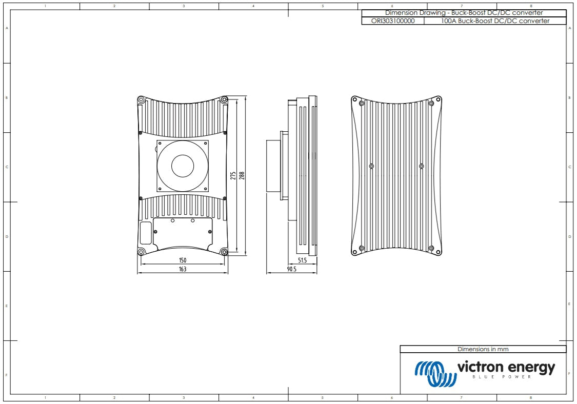 Victron 12/24V 100A Buck-Boost DC-DC Converter