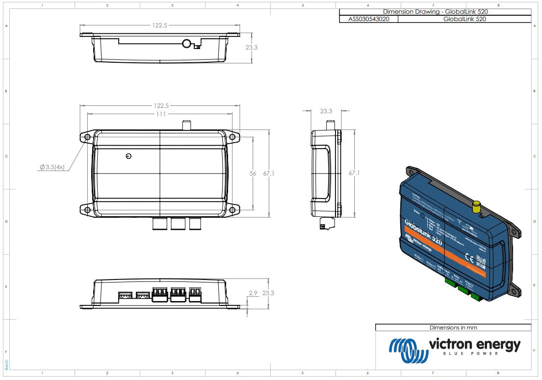 Victron GlobalLink 520 (New Version)