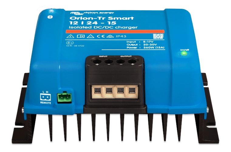 Victron 12V to 24V Orion-Tr Smart 12/24-15A Isolated DC-DC Charger