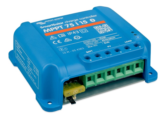 Victron 12/24V 15A SmartSolar MPPT 75/15 Bluetooth Solar Charge Controller