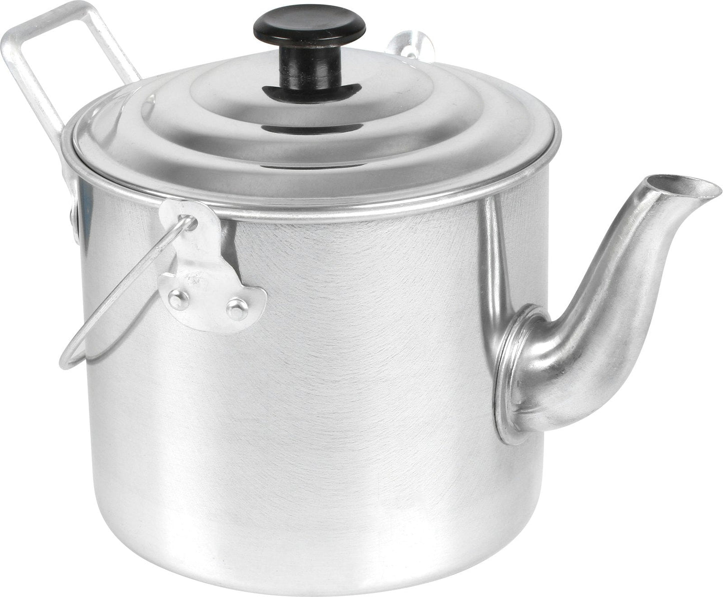 Wildtrak 2800ml Aluminium Billy Teapot Camping Water Boiler Container Silver