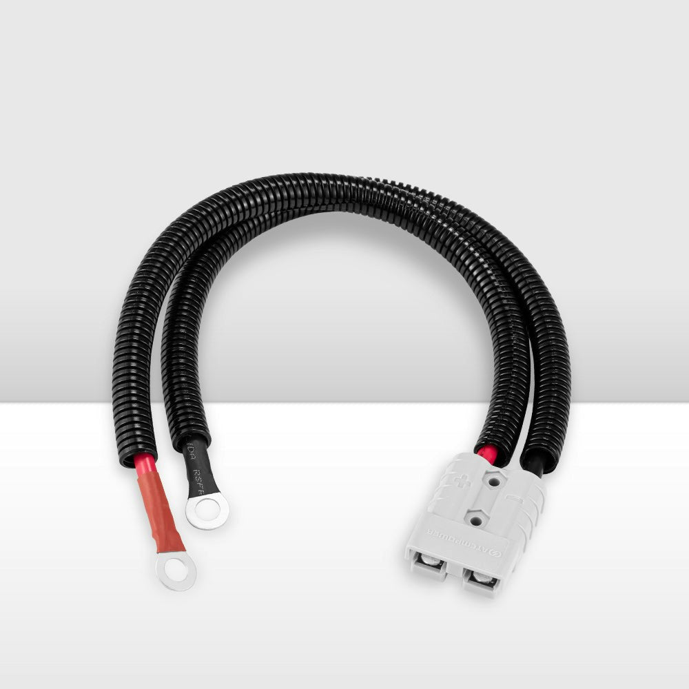Atem Power 50A Anderson Style Plug to Lugs for Battery Connection 8AWG Wiring