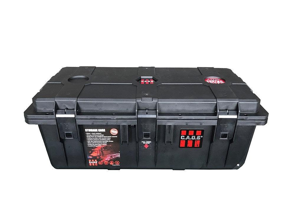 Pack & Store #6 - CAOS Handy Case 100 + 3 x Handy Storage Box (Orange, Clear & Black)