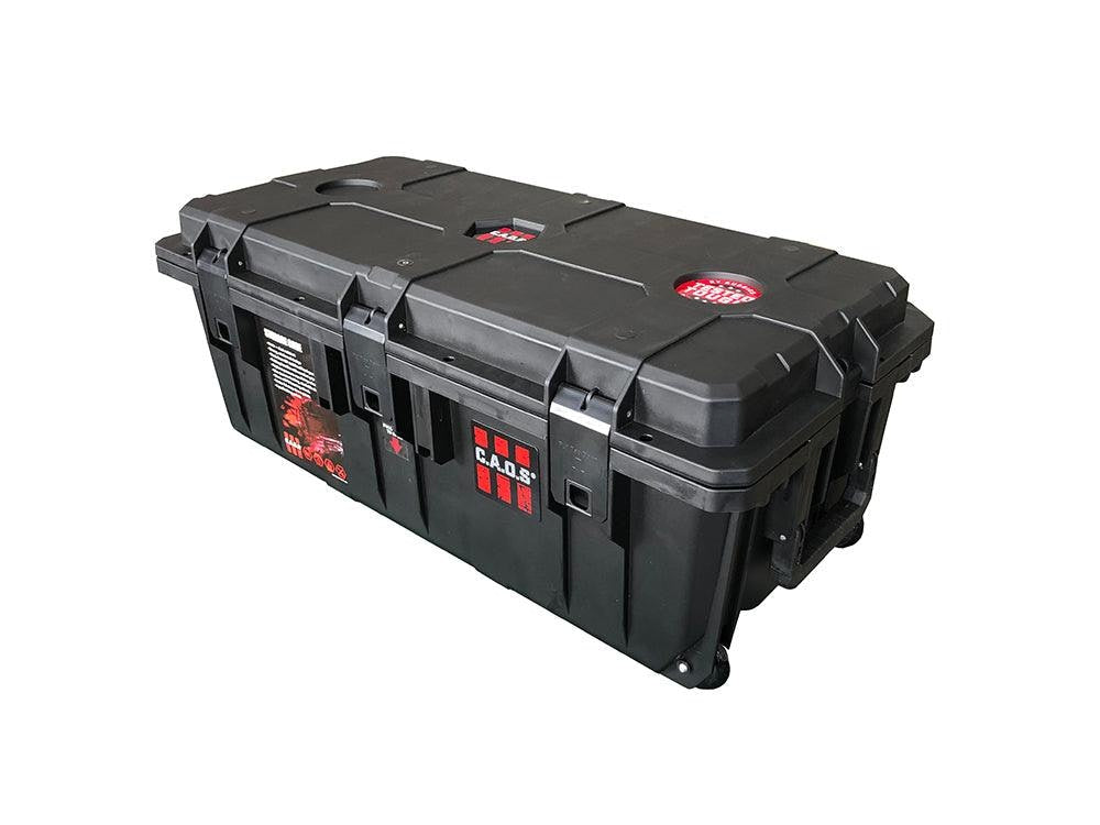 Pack & Store #6 - CAOS Handy Case 100 + 3 x Handy Storage Box (Orange, Clear & Black)