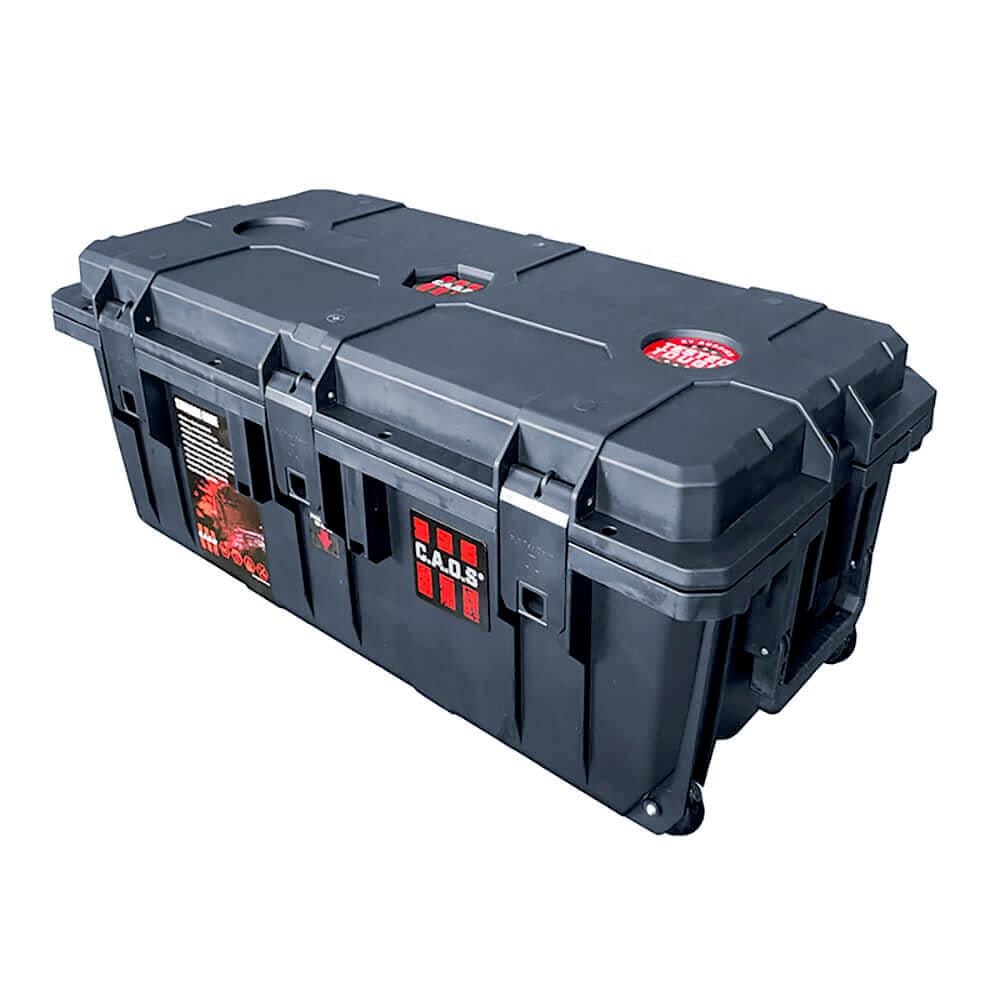Pack & Store #6 - CAOS Handy Case 100 + 3 x Handy Storage Box (Orange, Clear & Black)