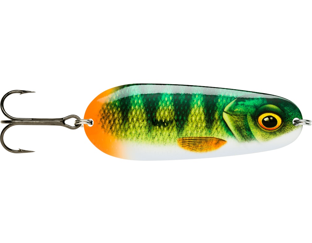 19gm Rapala Nauvo Metal Spoon Fishing Lure - Live Perch