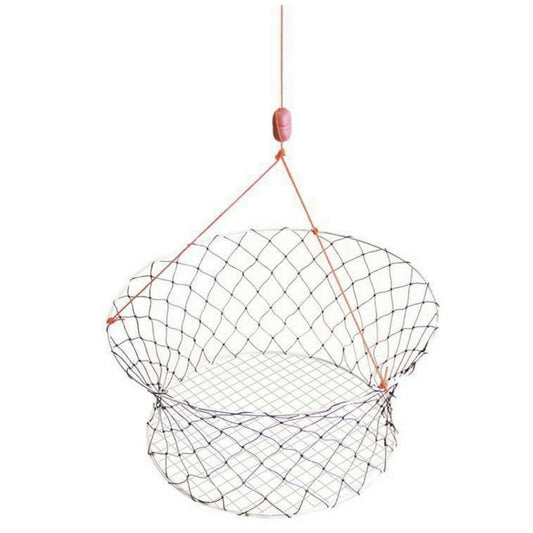 Wilson Ready Rigged Wire Bottom Crab Net- 2 Rings With Float And Rope