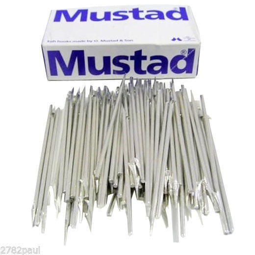 100 x Size 10 Mustad 455D 1 Barb Fishing Spear Heads - 132mm Replacement Spears