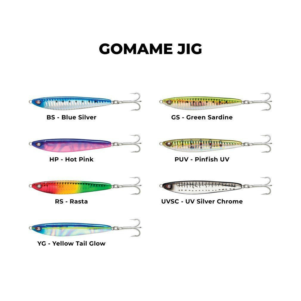 25gm Williamson Gomame Jig - 76mm Metal Fishing Lure