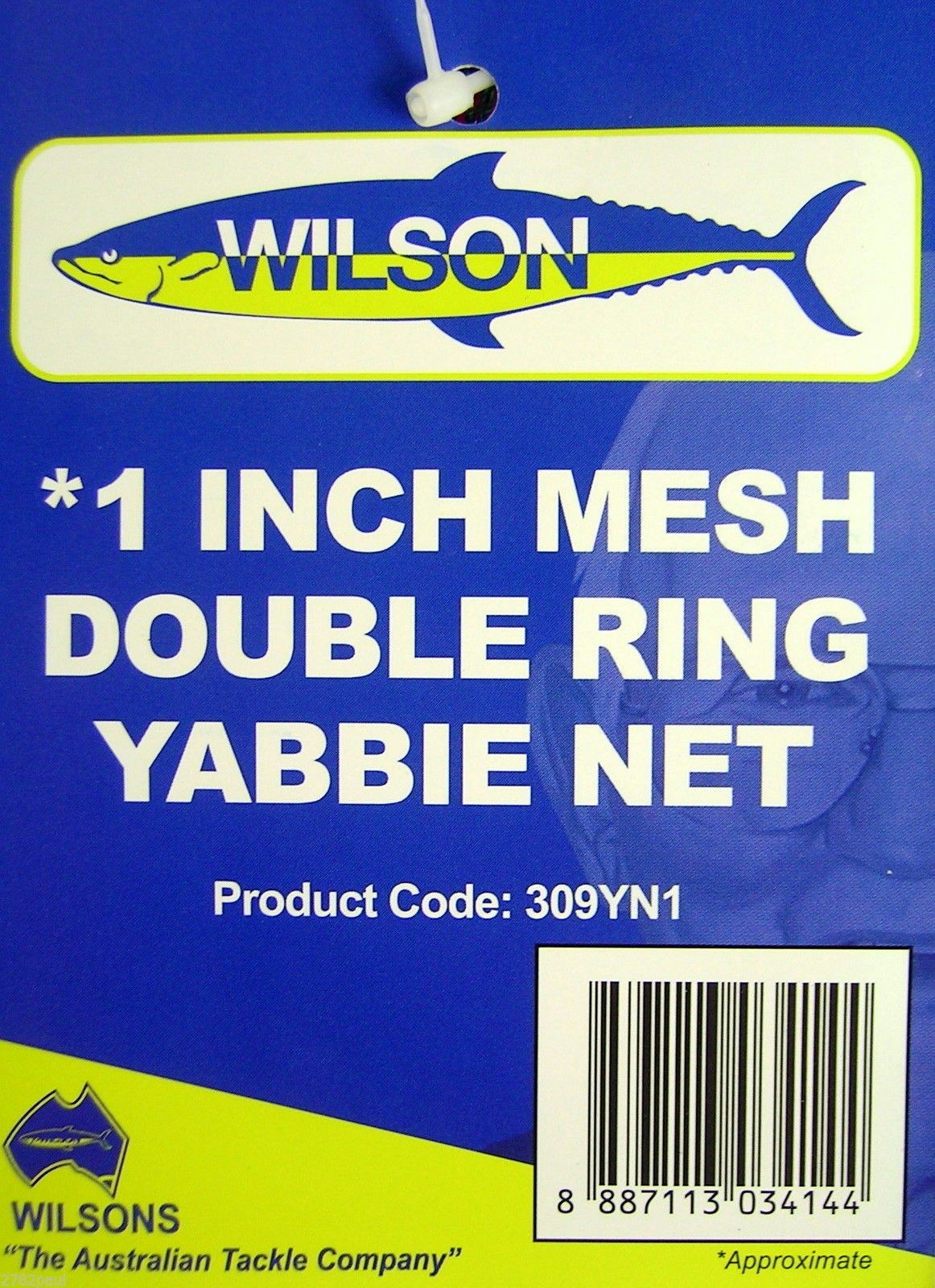 2 X Wilson Double Ring Yabbie Nets With 1 Inch Mesh-Drop Net-Twin Pack-Red Claw