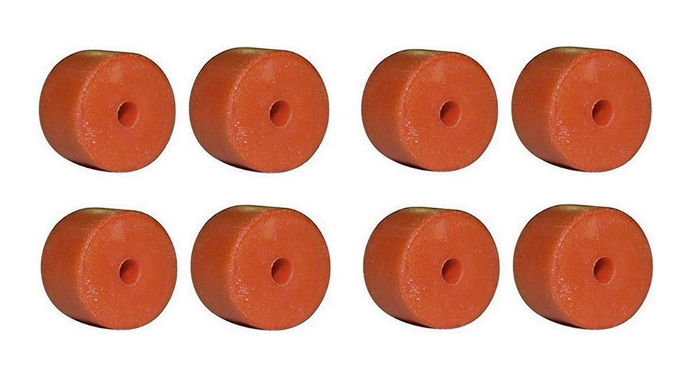 8 x Wilson S2 Orange Poly Floats - Crab Dillie Float - Bulk Eight Pack