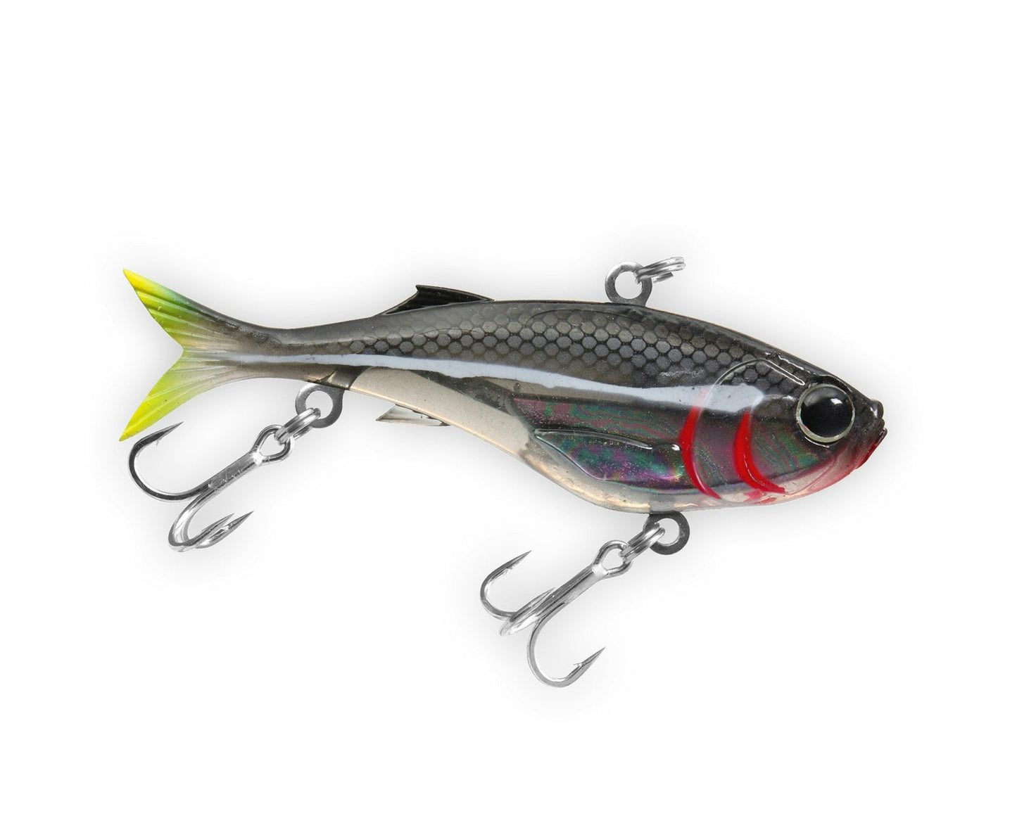 75mm TT Lures 13gm Quake Soft Vibe Fishing Lure Rigged with 4X Strong Trebles