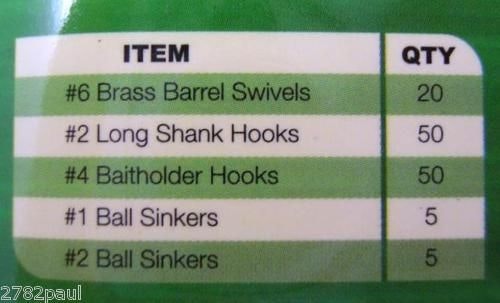 Surecatch 130pc Bream Pack In Fishing Tackle Box - Tackle Kit