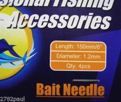 4 Pack of Surecatch 150mm Bait Needles