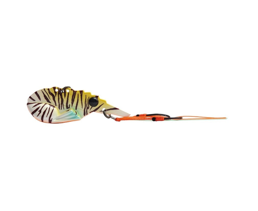 37mm TT Lures Switchprawn+ Metal Vibe Fishing Lure - 5.5gm Rigged Blade Lure