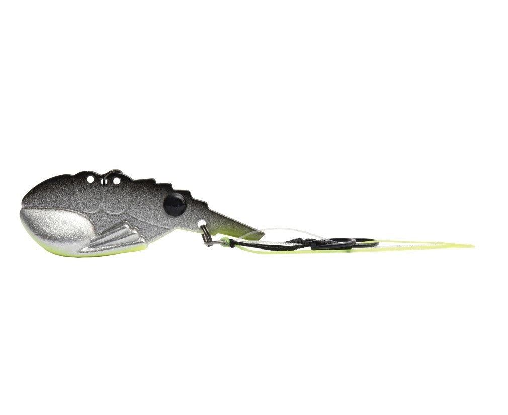 50mm TT Lures Switchprawn+ Metal Vibe Fishing Lure - 13gm Rigged Blade Lure