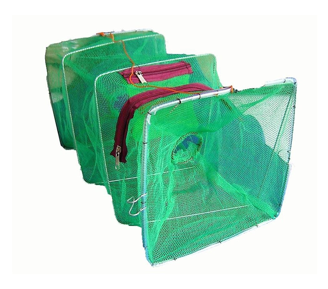 Seahorse Collapsible Shrimp/Bait Trap With 3 Inch Entry Rings