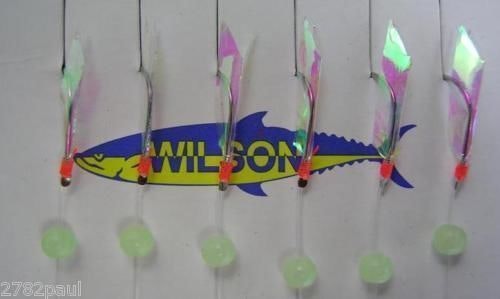 1 Packet of Wilson Bait Jig Fish Skin Fishing Rig