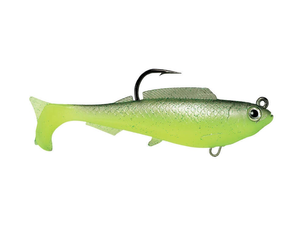 2 Pack of 3 Inch Zman HerculeZ Soft Swimbait Lures -11.6g Rigged Soft Body Lures