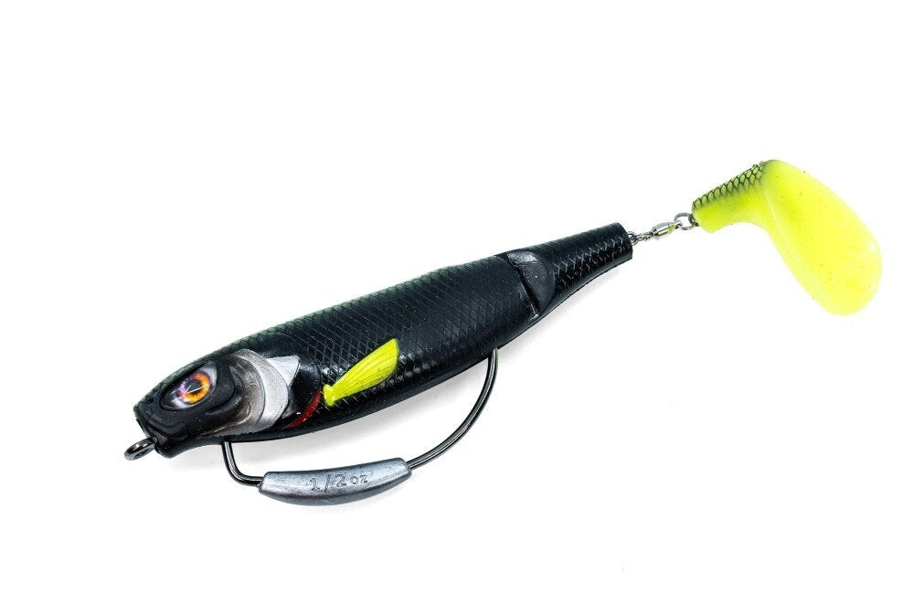 90mm Chasebaits The Swinger - Weedless Paddle Tail Softbait Lure