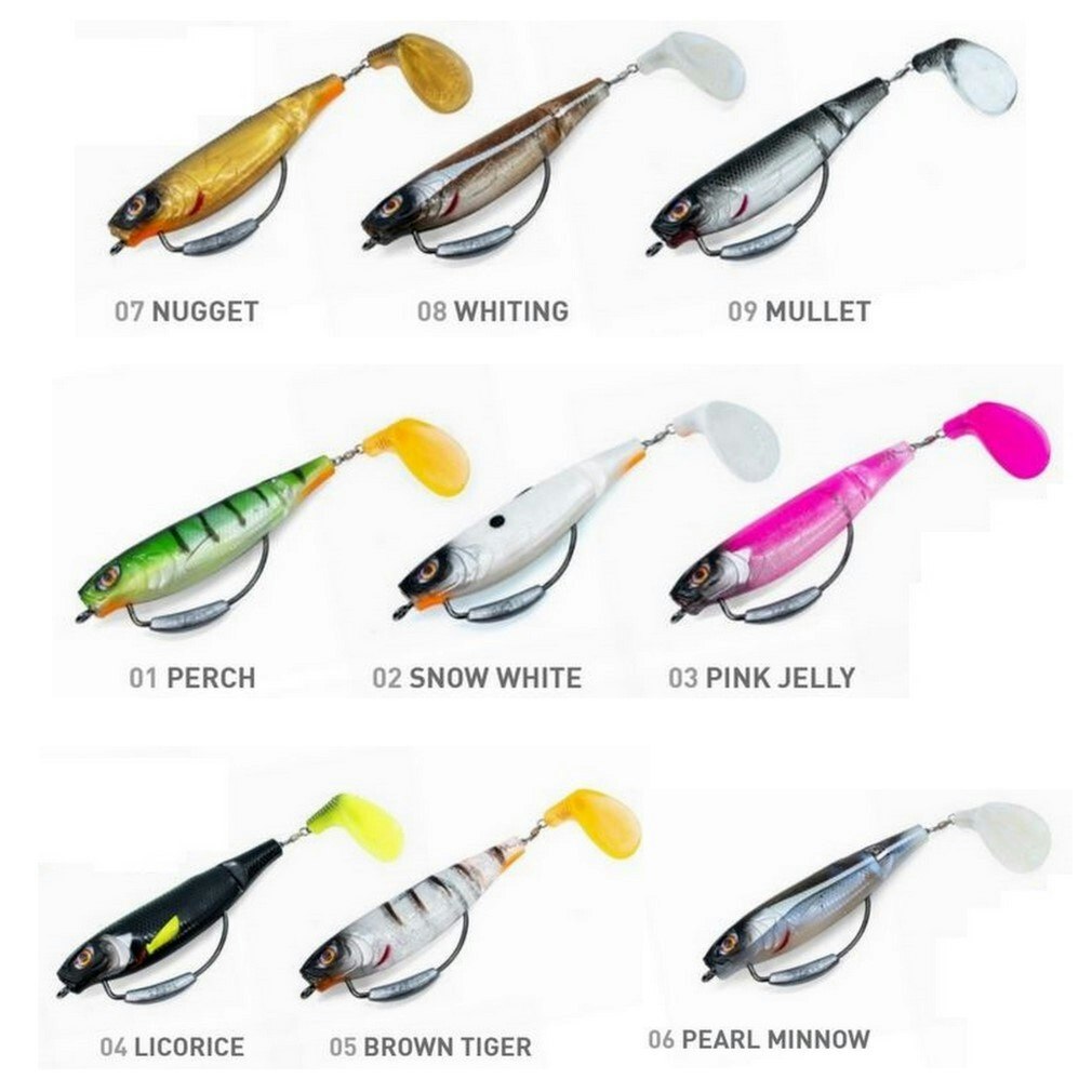 90mm Chasebaits The Swinger - Weedless Paddle Tail Softbait Lure