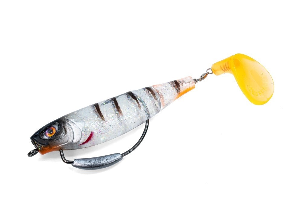 90mm Chasebaits The Swinger - Weedless Paddle Tail Softbait Lure