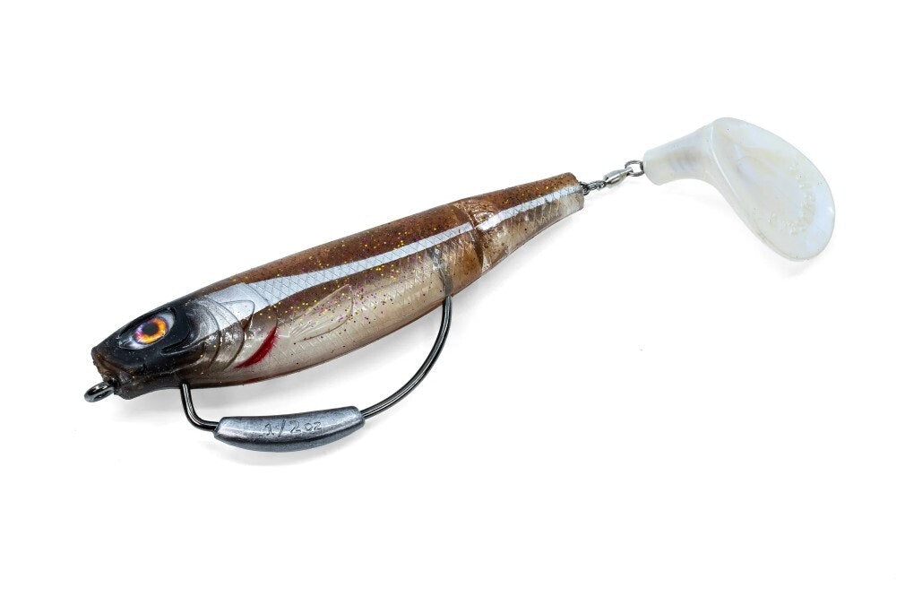 90mm Chasebaits The Swinger - Weedless Paddle Tail Softbait Lure