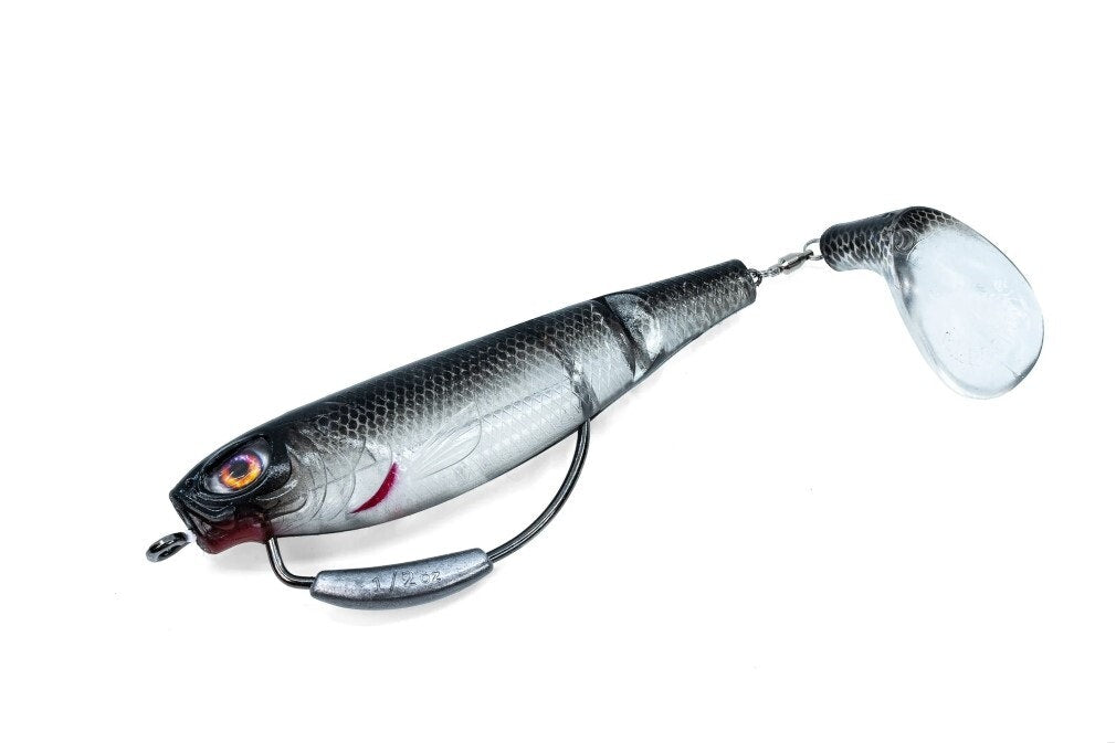 90mm Chasebaits The Swinger - Weedless Paddle Tail Softbait Lure