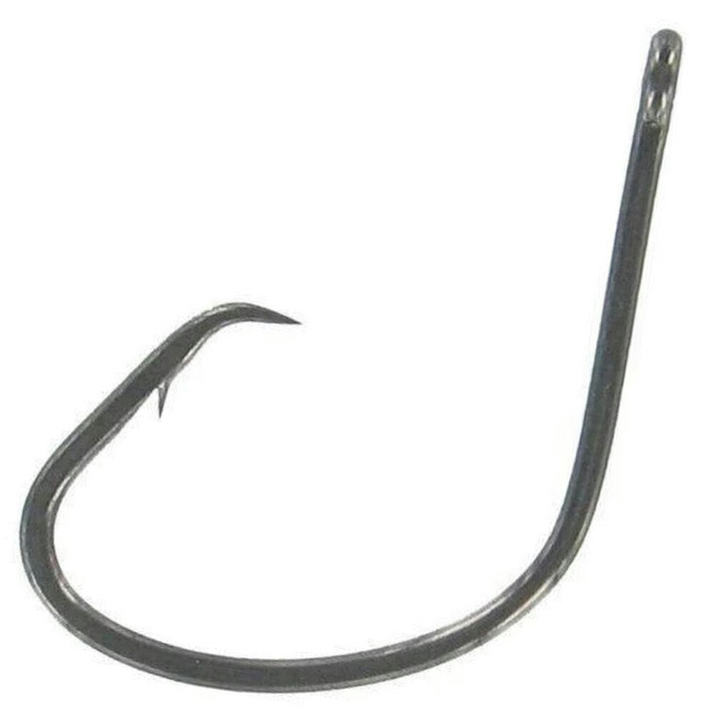 50 Pack of Tsunami Size 1 Black Nickel Mutsu Circle Hooks - Chemically Sharpened