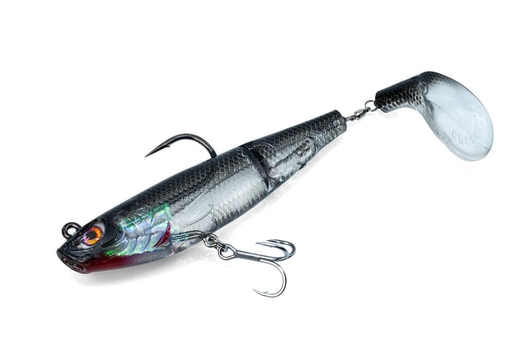 150mm Chasebaits The Swinger - Pre-Rigged Paddle Tail Softbait Lure