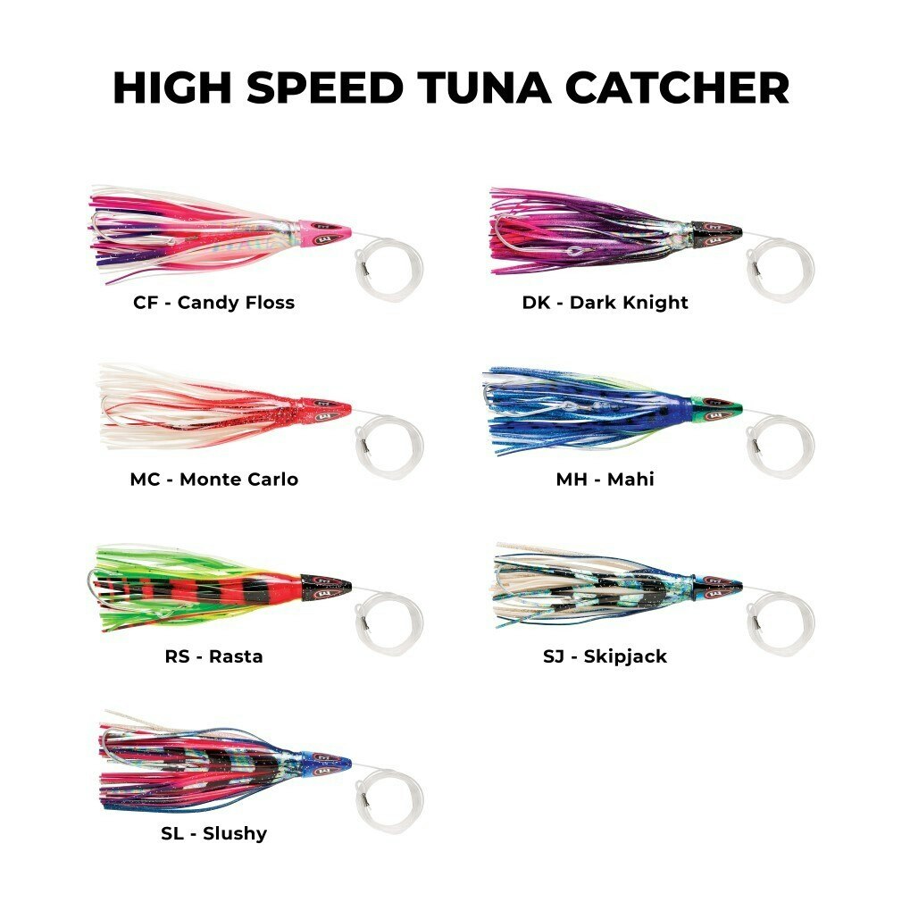 175mm Williamson Rigged High Speed Tuna Catcher Skirted Lure