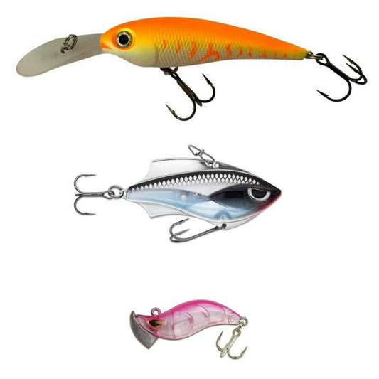 3 Lure Mega Value Pack - Rapala, Storm and Gomoku Hard Body Lures