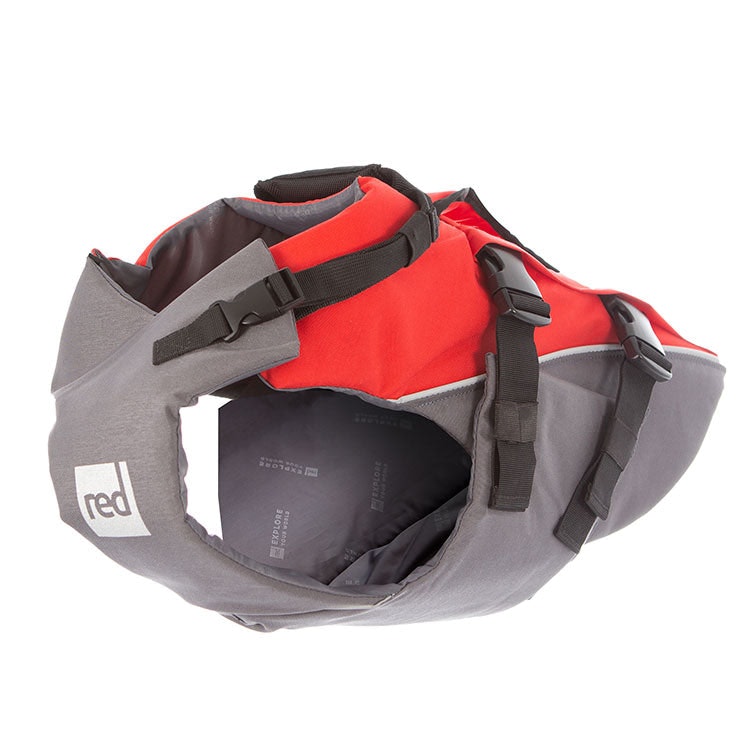 Dog Buoyancy Aid - Red Grey