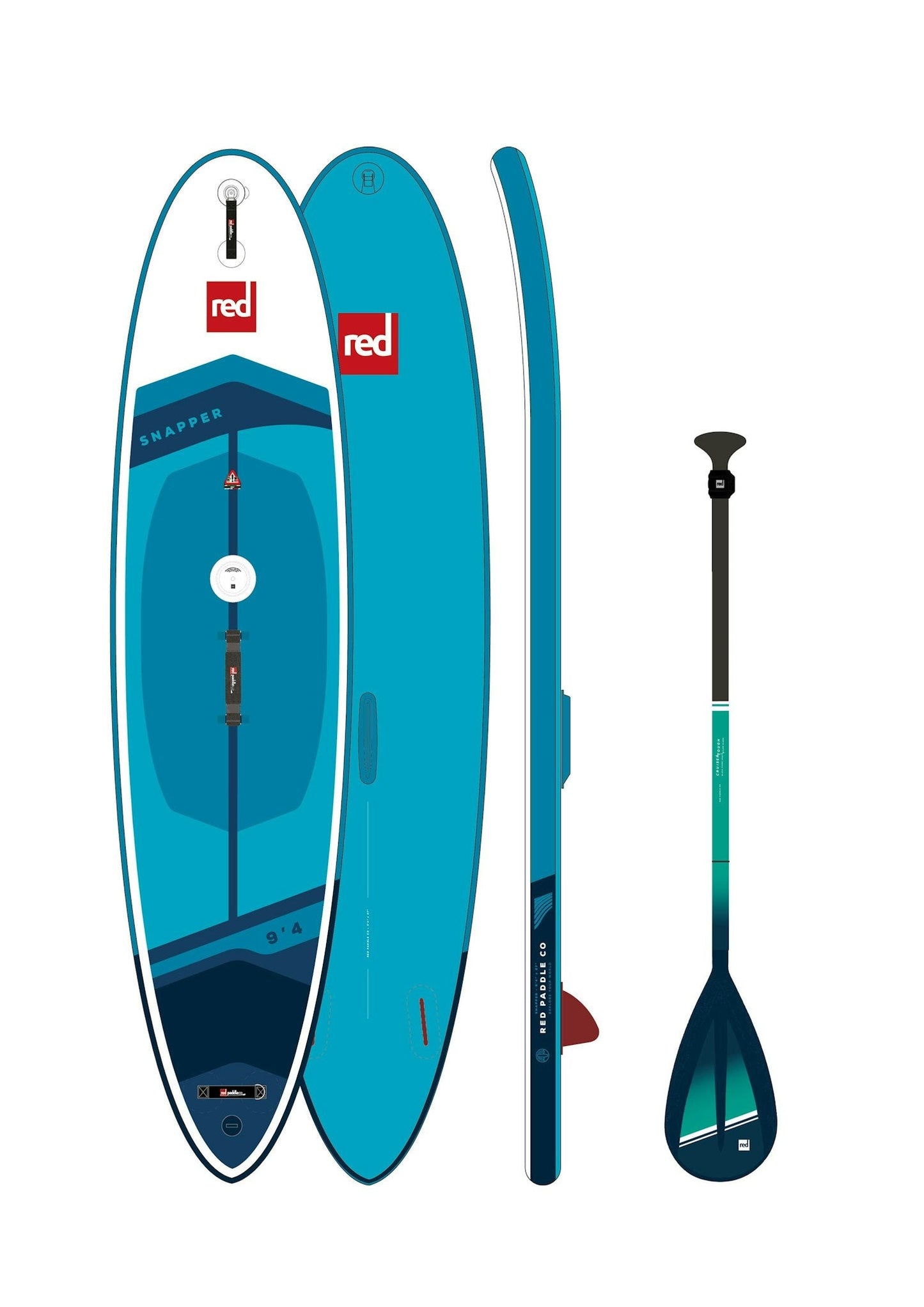 9'4" 3-in-1 Snapper MSL Kids Inflatable Paddle Board Package