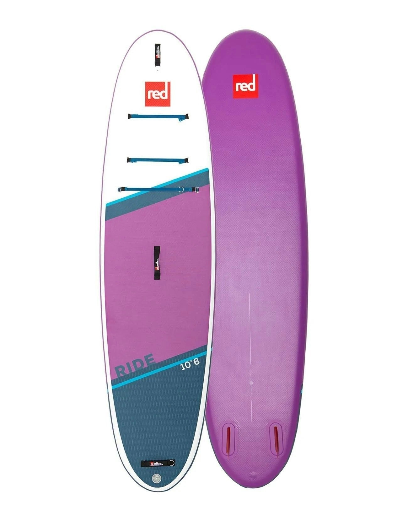 10'6 Ride Purple Inflatable Paddle Board Package