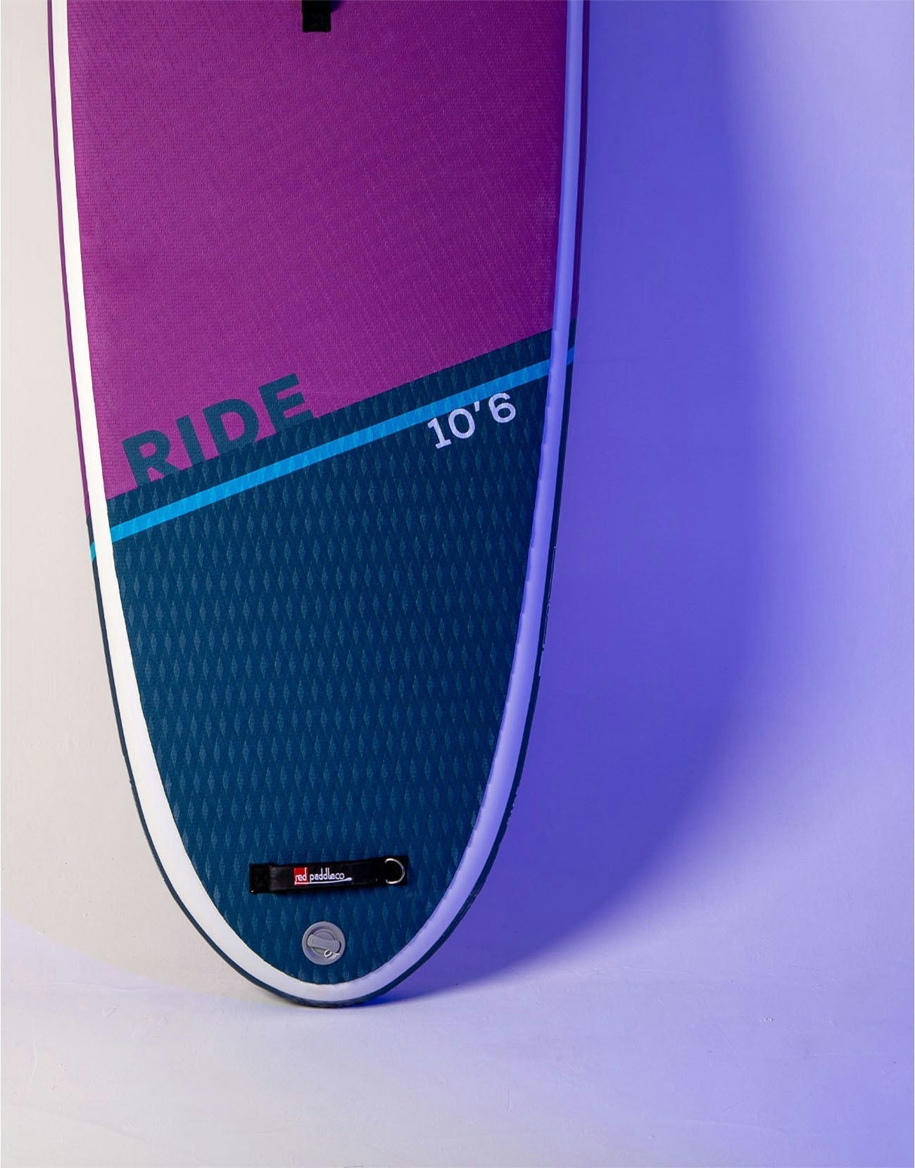 10'6 Ride Purple Inflatable Paddle Board Package